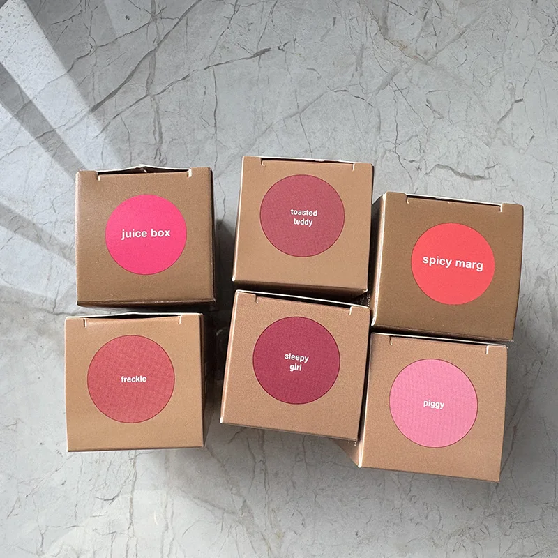 Brand skin Balm Jelly Bean Lip Gloss Spicy Marg Juice Box Pocket Blush Stick Non-fading Waterproof Blusher Moisturizing Lipstick