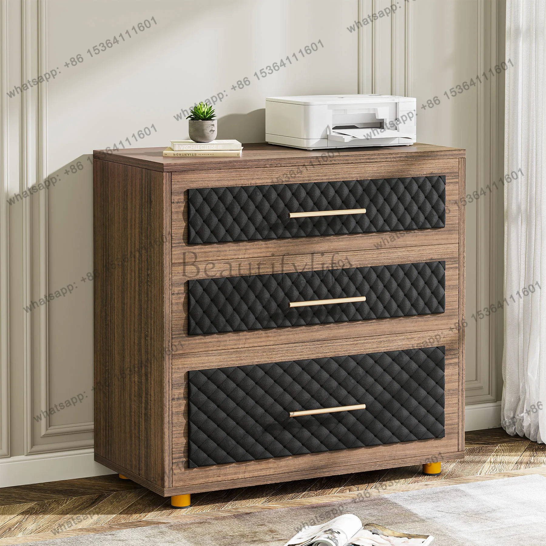 File cabinet under-desk office drawer simple layered storage cabinet