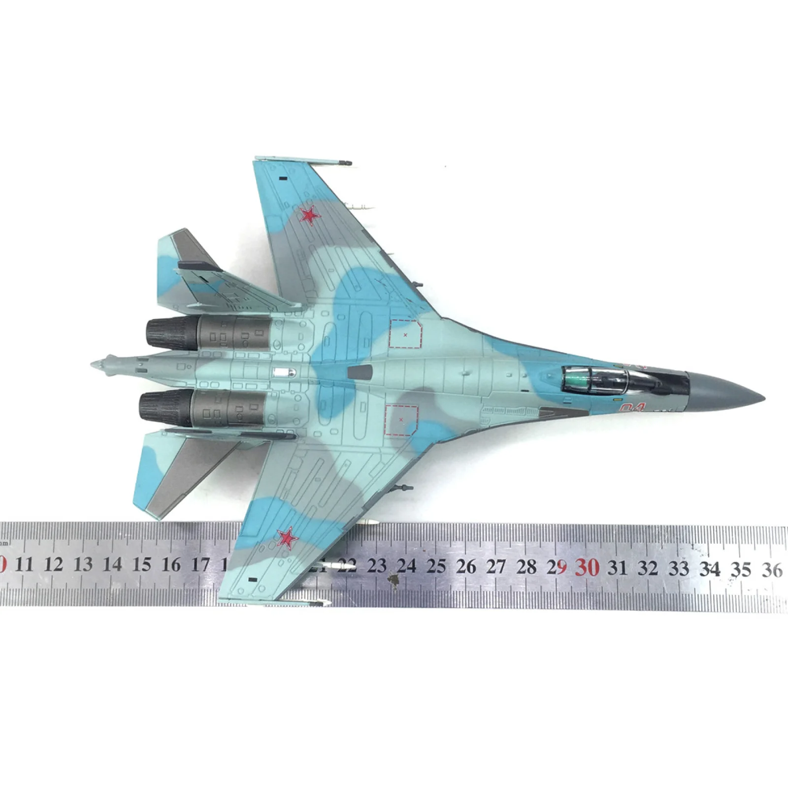 Metal SU-35 Super Flanker Heavy Aircraft 1/100 Scale Model Simulation Fighter Aviation Military Science Exhibition Models Toys