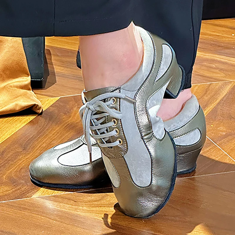 Women Profional Latin Dance Shoes Soft Split Sole Teachers Indoor Training Dance Sneaker Girls Party Ballroom Dance Shoes