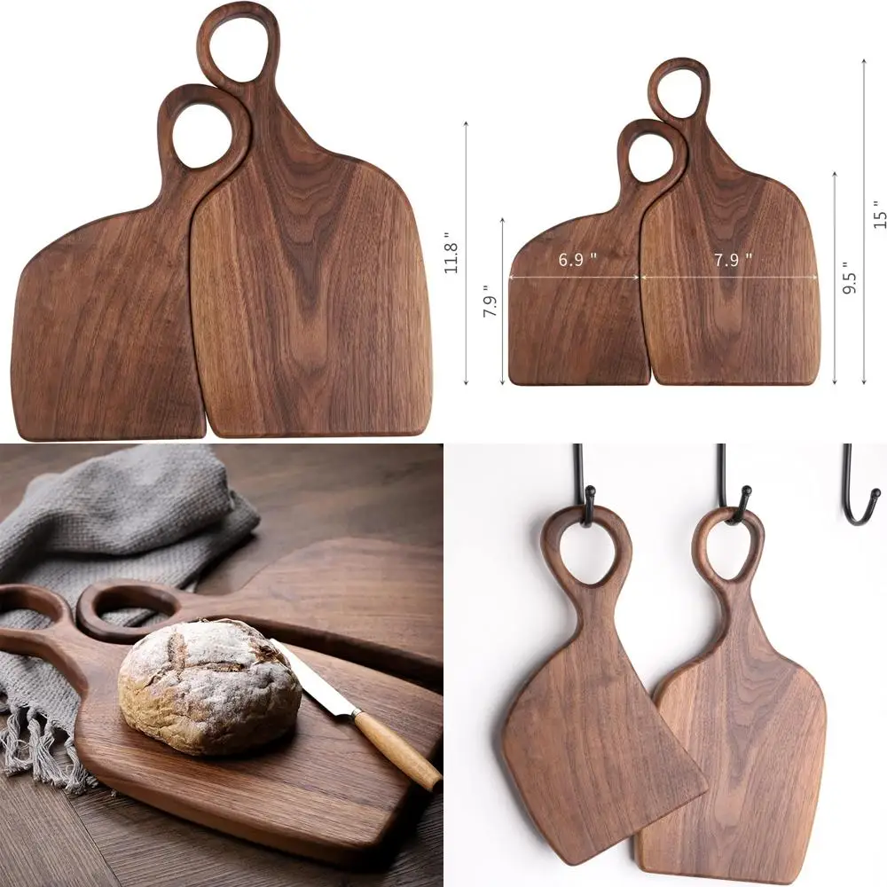 

Набор досок для мясных изделий на юбилей - деревянные сервировочные тарелки для пар, идеальный свадебный подарок, идеальный подарок на день рождения для W