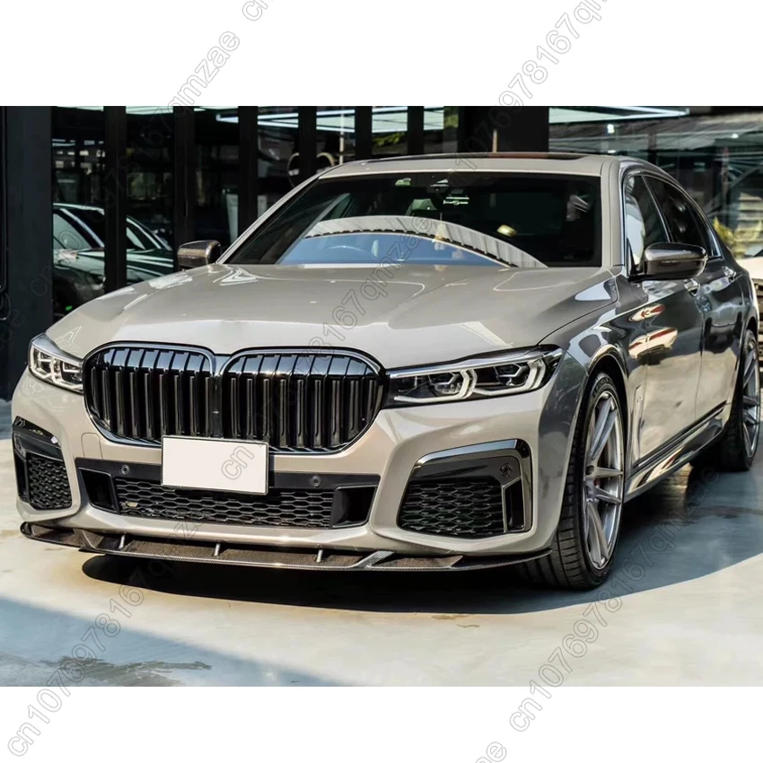 Front Bumper Splitter Lip Diffuser Spoiler Protector Guard Deflector For BMW G11 G12 740i 750i Li M760Li LCI M Sport 2019-2022