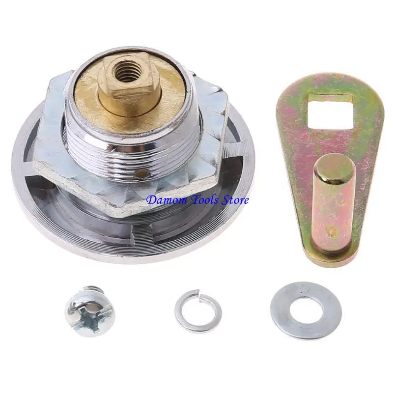57BE Super Security Safe Deposit Box Anti-theft Lock With Encryption Keys Copper Cyli