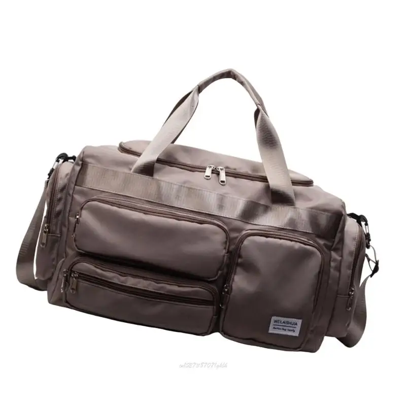 X5XA حقيبة قاعة رياضة رياضية قابلة للطي حقيبة سفر واق من المطر تحمل على حقائب عطلة نهاية الأسبوع للنساء الفتيات مقاوم للماء بين #5