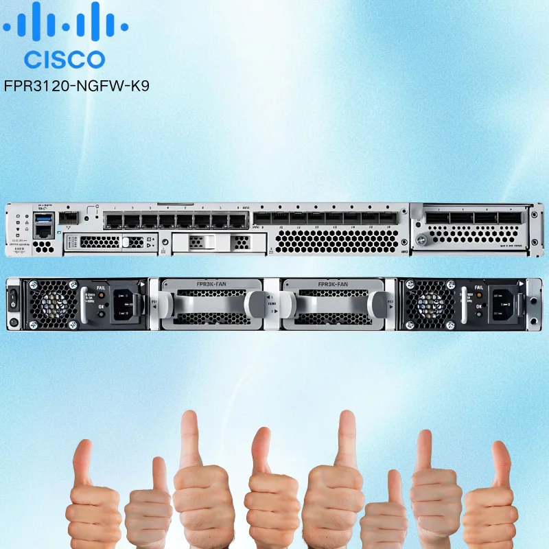 For FPR3120-NGFW-K9 Firepower 3120 Next-Generation Firewall Appliance 1U Original Brand New Security Gateway 40 Gbps Stock