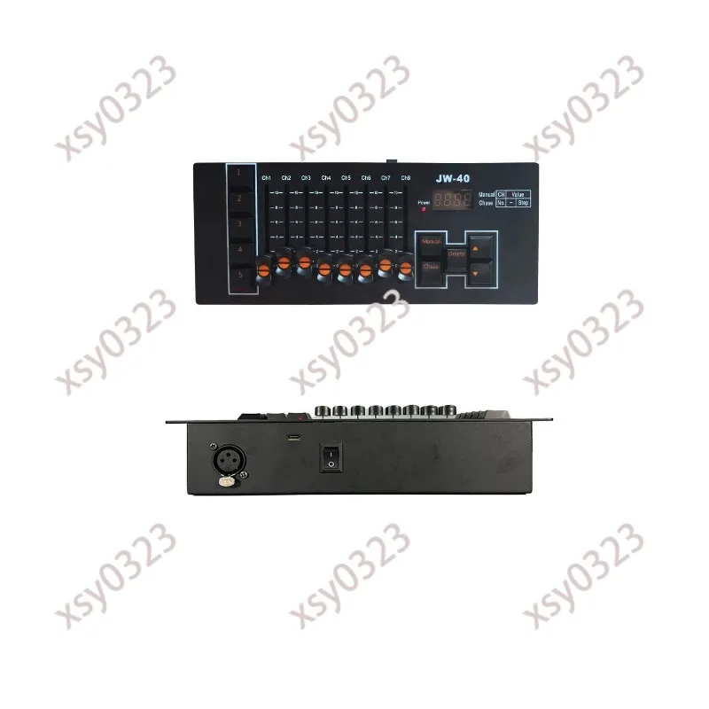 Mini DMX Lighting Controller Console, Portable Stage Light Control Desk for Party DJ