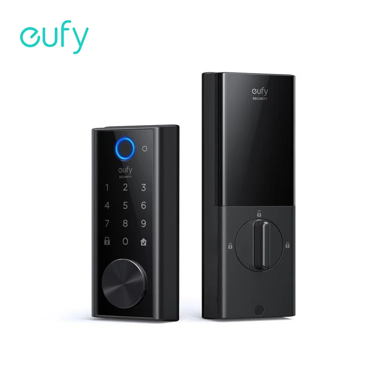 Eufy 스마트 잠금 장치, S230 키리스 지문 잠금 장치, Wi-Fi 원격 액세스, IP65 내후성, BHMA 인증