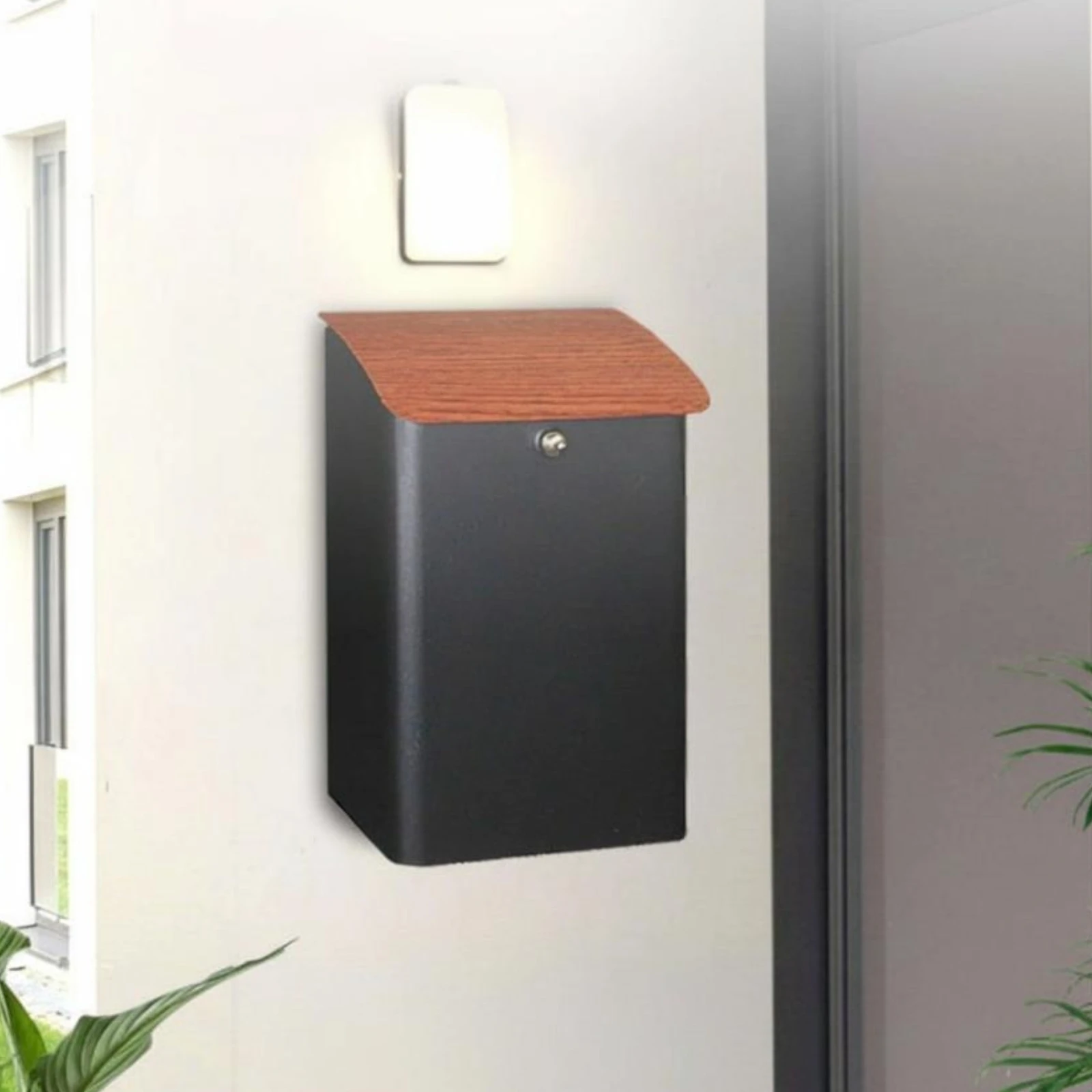 Anti Theft Parcel Box Locked Outdoor Parcel Mailbox Anti Theft Mailbox Large Capacity Mail Storage Rustproof for Front Gate