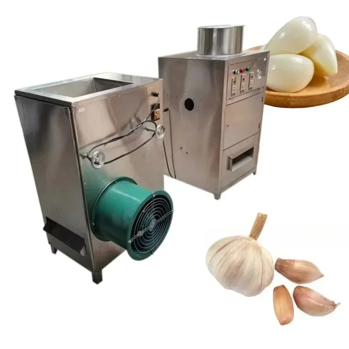 Automatic Commercial Garlic Peeling Machine Organic Garlic Processor 95% Peel Rate Industrial Garlic Skin