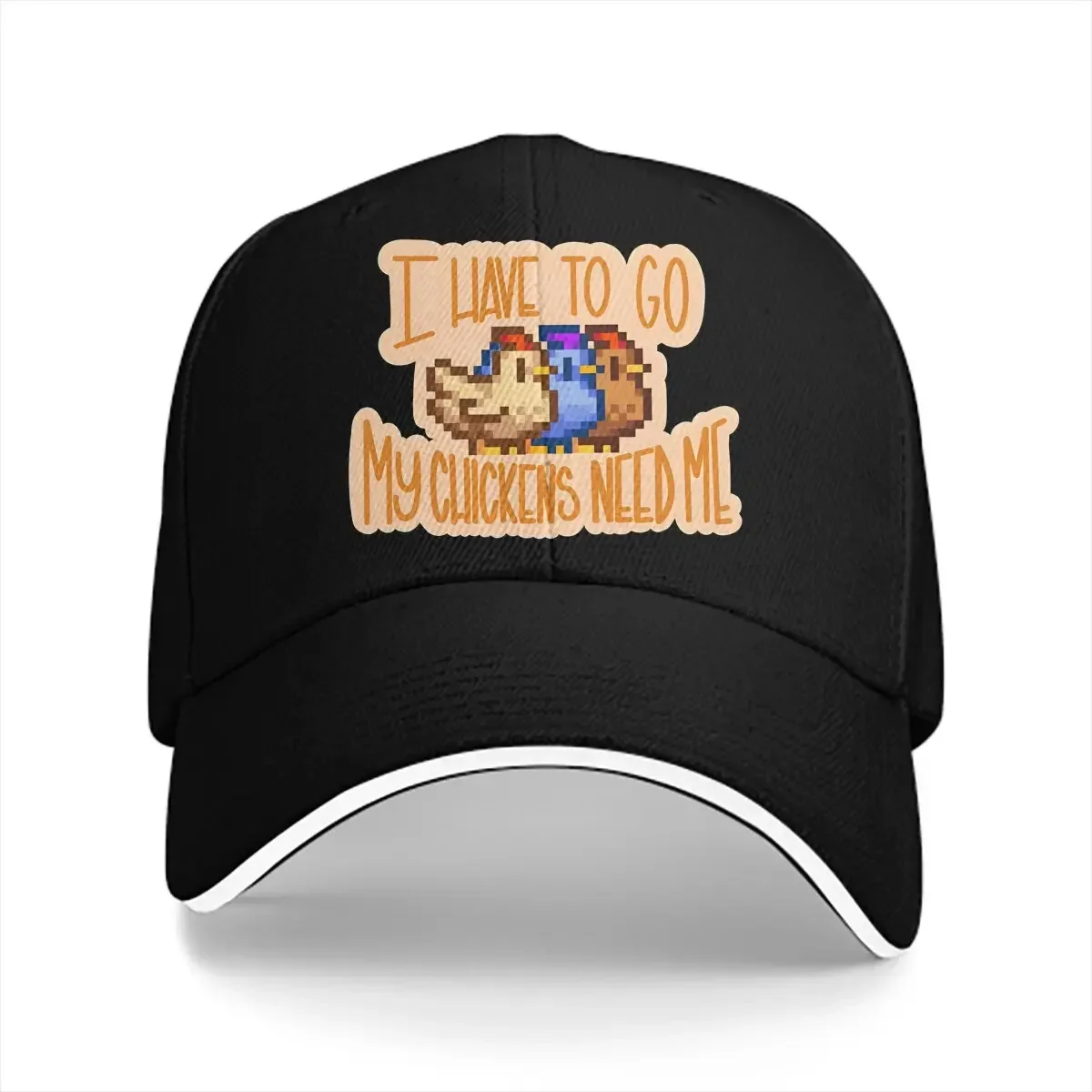

Chickens Graphic Unisex Baseball Caps Peaked Cap Sun Shade Hats for Men Women