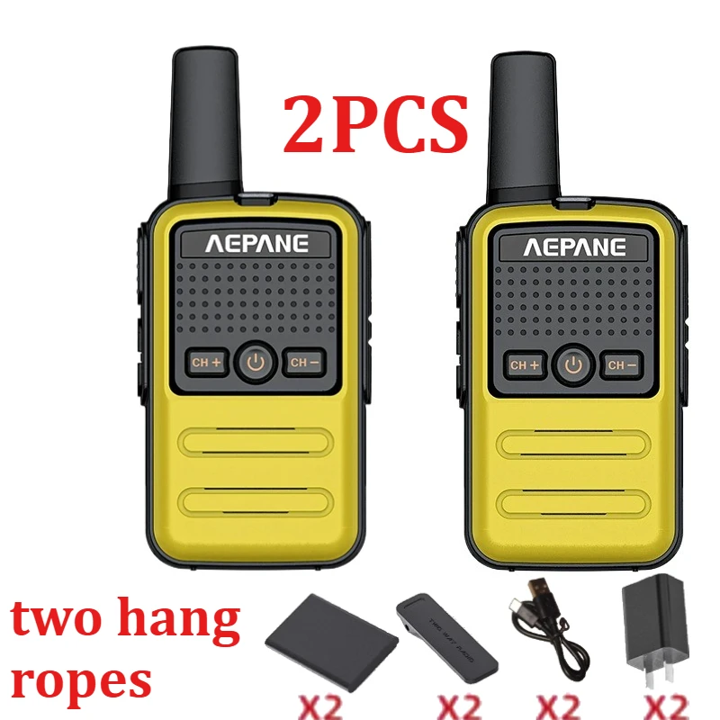 AP-M200 Walkie Talkie Transmitter Rechargeable Thin Uhf Wireless 16 Channel Kids Mini Walkie Talkies Two Way