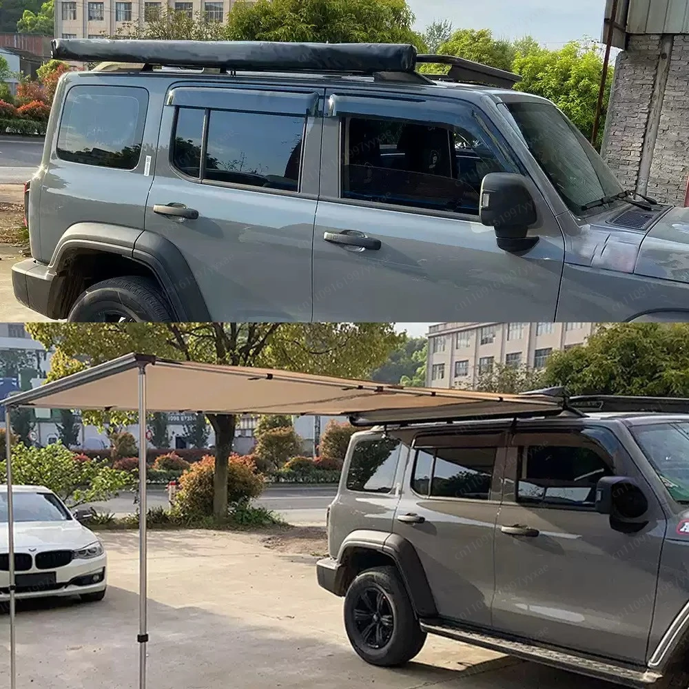 Car Side Awning Roof Retractable Canopy Car Side Account External Waterproof Sunshade for Outdoor Off-Road Expansion image 4