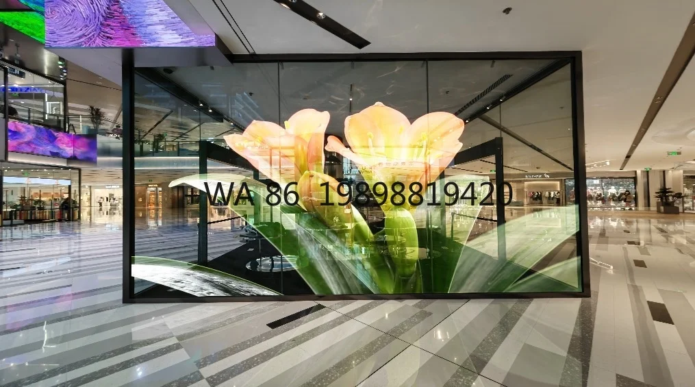 Self-adhesive Transparent LED Film Screen for Glass Window Advertising Full Transparent