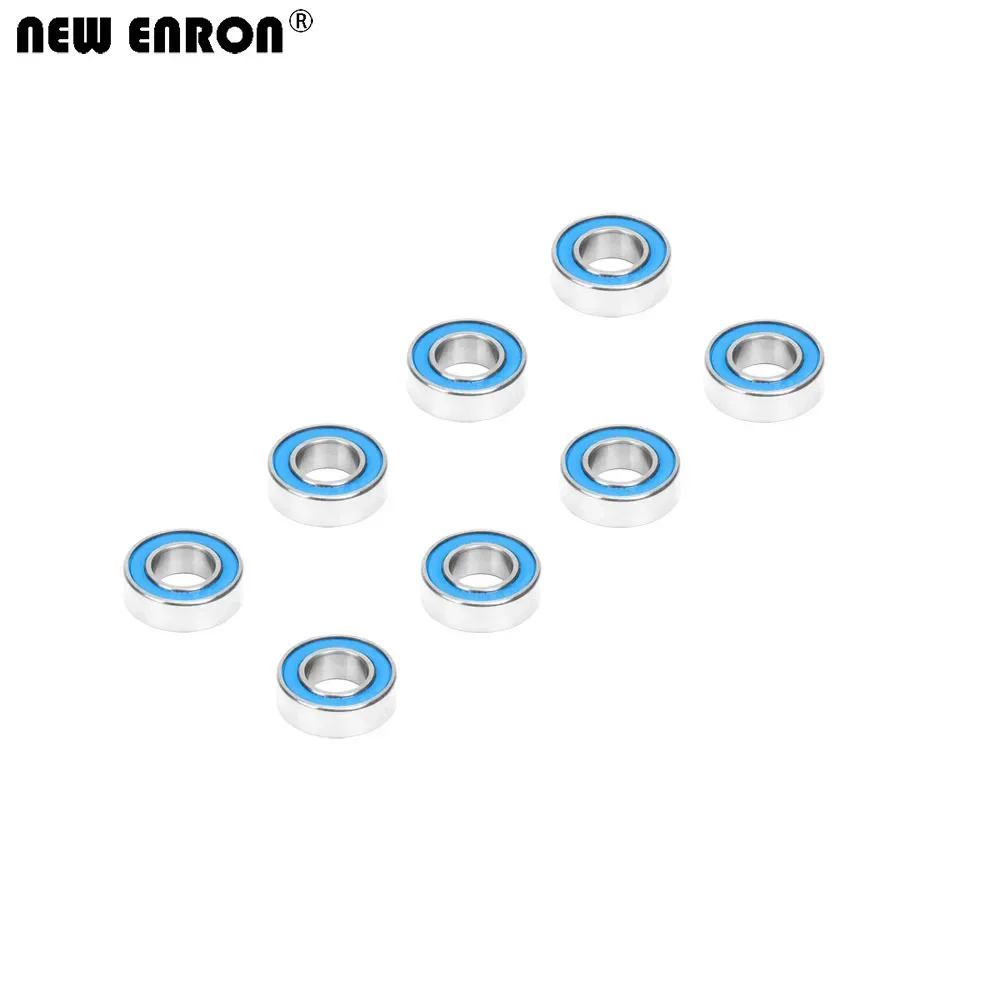 NEW ENRON B021 Sealed Miniature Blue Rubber Ball Bearing Metric 10*5*4mm FOR RC Car 1/10 HPI WR8 Flux Bullet ST MT  RS4 Savage