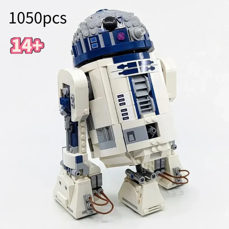 2026 Novo Conjunto de Blocos de Montar UCS Star Interstellar Conflict R2D2 Robot 75379 com 1050 Peças, Brinquedo Modelo Quebra-Cabeça para Presentes de Aniversário e Festivais