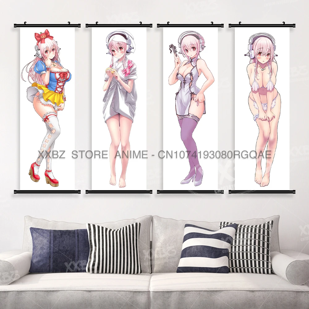 لعبة فيديو مخطوطات الأدوار صورة الحكيمة جدار عمل فني خلفية أنيمي معلقة اللوحة Hoem الملصقات الزخرفية لسوبر سونيكو