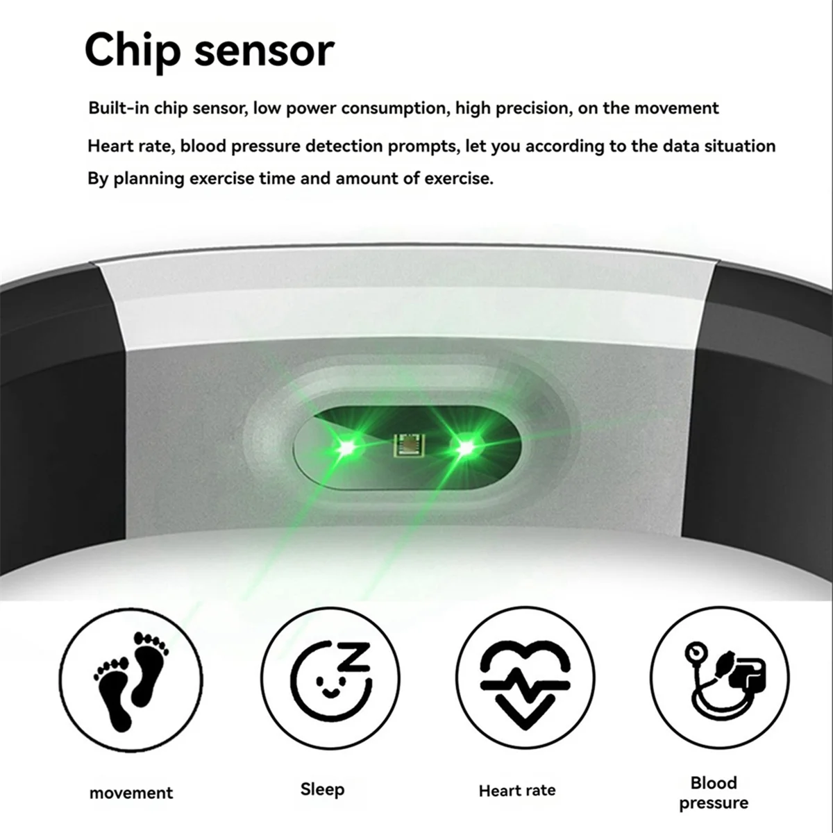 AT42 블루투스 스포츠 스마트 팔찌 방수 심박수 모니터링 보수계 스포츠 피트니스 활동 추적기