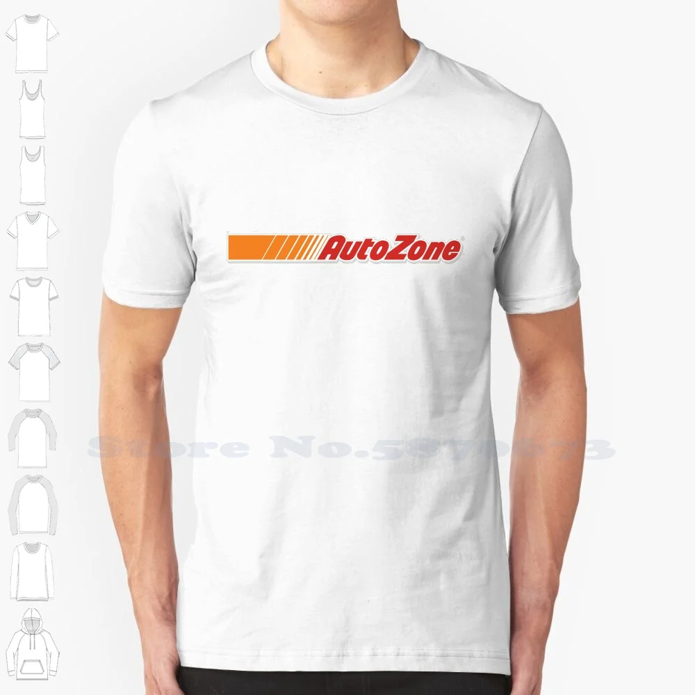 AutoZone Logo High-quality T Shirts Fashion T-shirt New 100% Cotton Tee