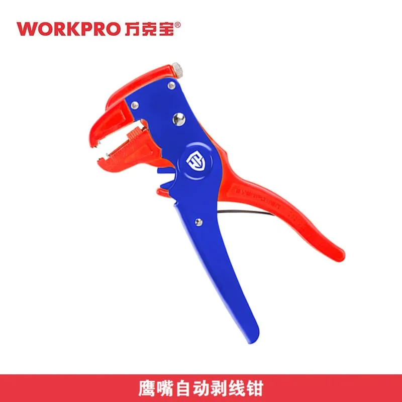 WORKPRO Eagle Beak Automatic Wire Stripper Pliers Self-Adjusting Cable Stripper WP291008
