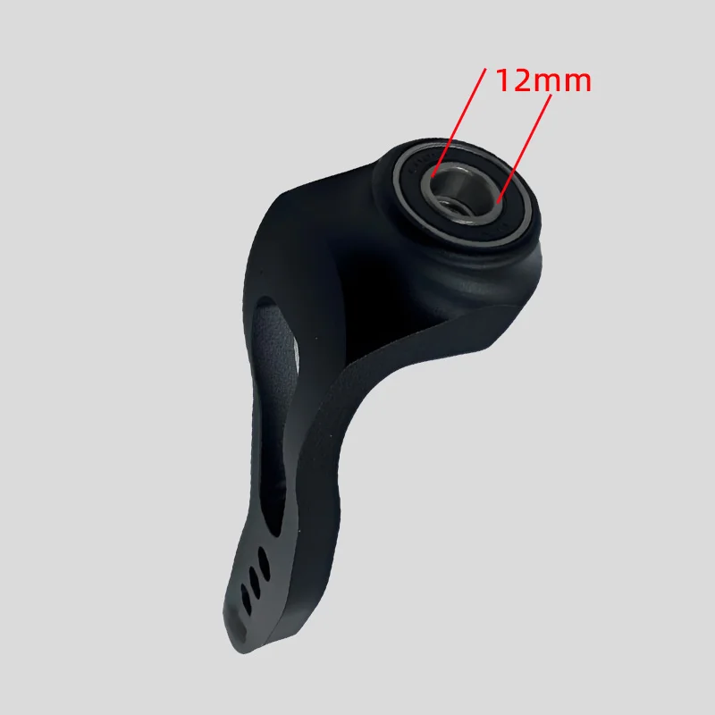A pair of single-sided front forks for wheelchair front wheels caster forks, made of aluminum alloy, sturdy and flexible, universally compatible, one for each side
