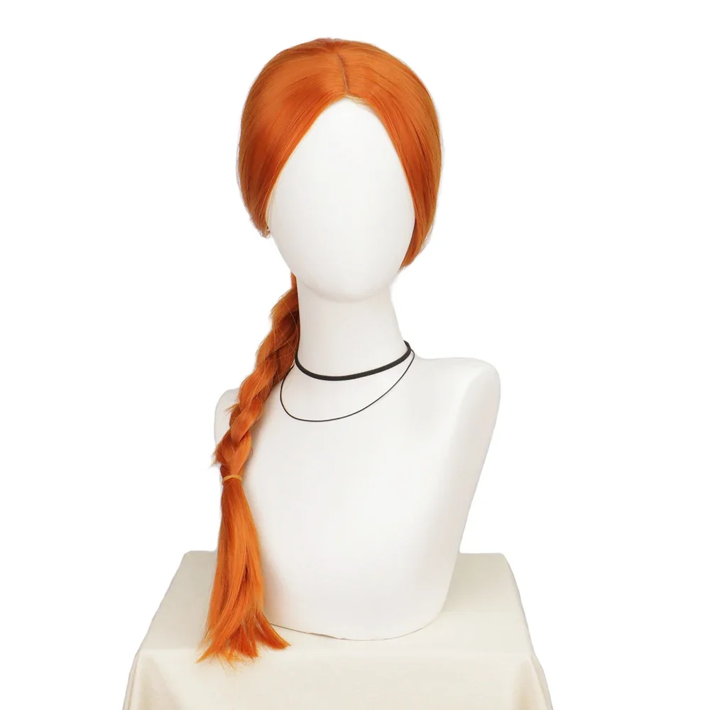 フィオナコスチューム女性フィオナプリンセスウィッググリル大人フィオナハロウィンコスプレウィッグオレンジコスプレ衣装ハロウィンウィッグ