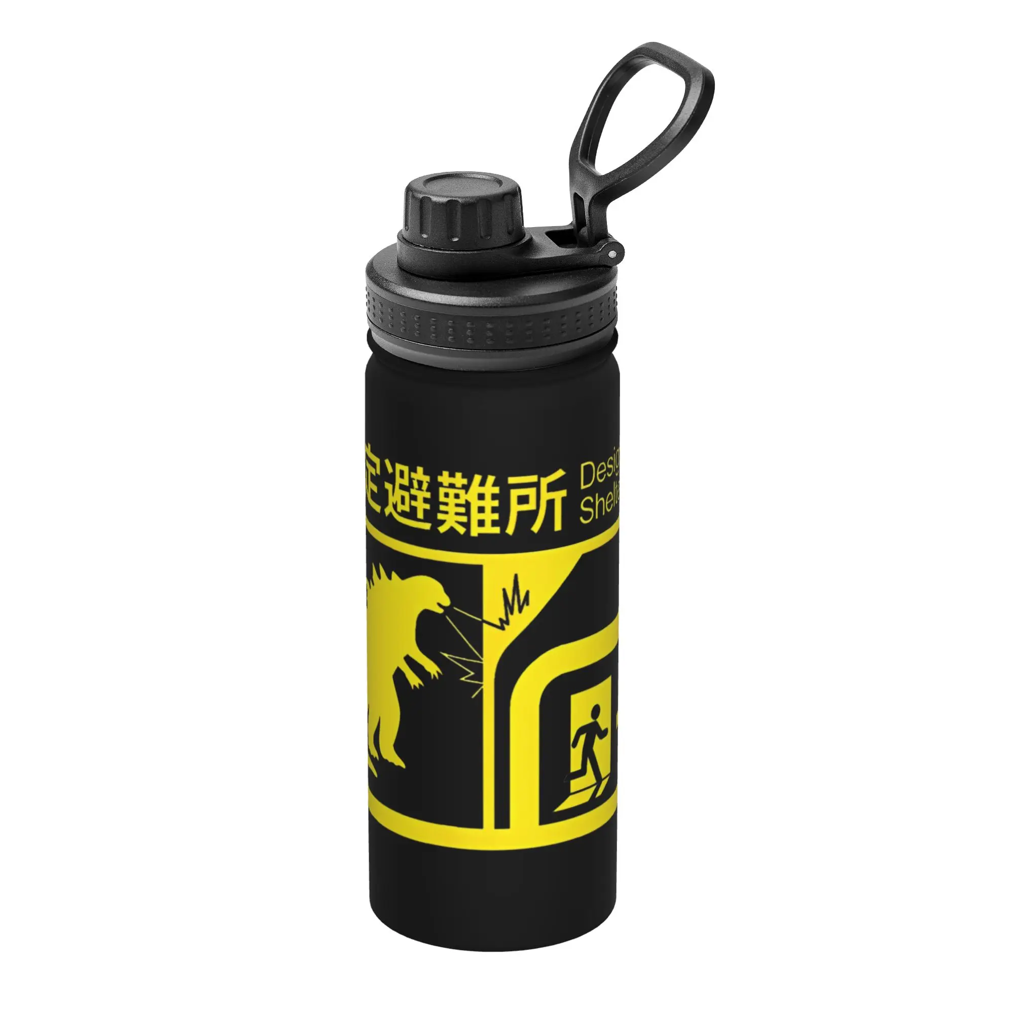 Monster G-Godzillas 18OZ Sports Insulated Kettle Kaiju Coffee Cups Stainless Steel Outdoor Mugs 18OZ