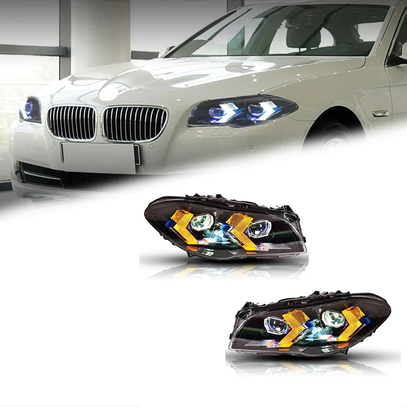 

5 Series F10 F18 2011-2017 525i 530i Light Emitting Diode Engine Headlights Daytime Running Lights Car Accessories
