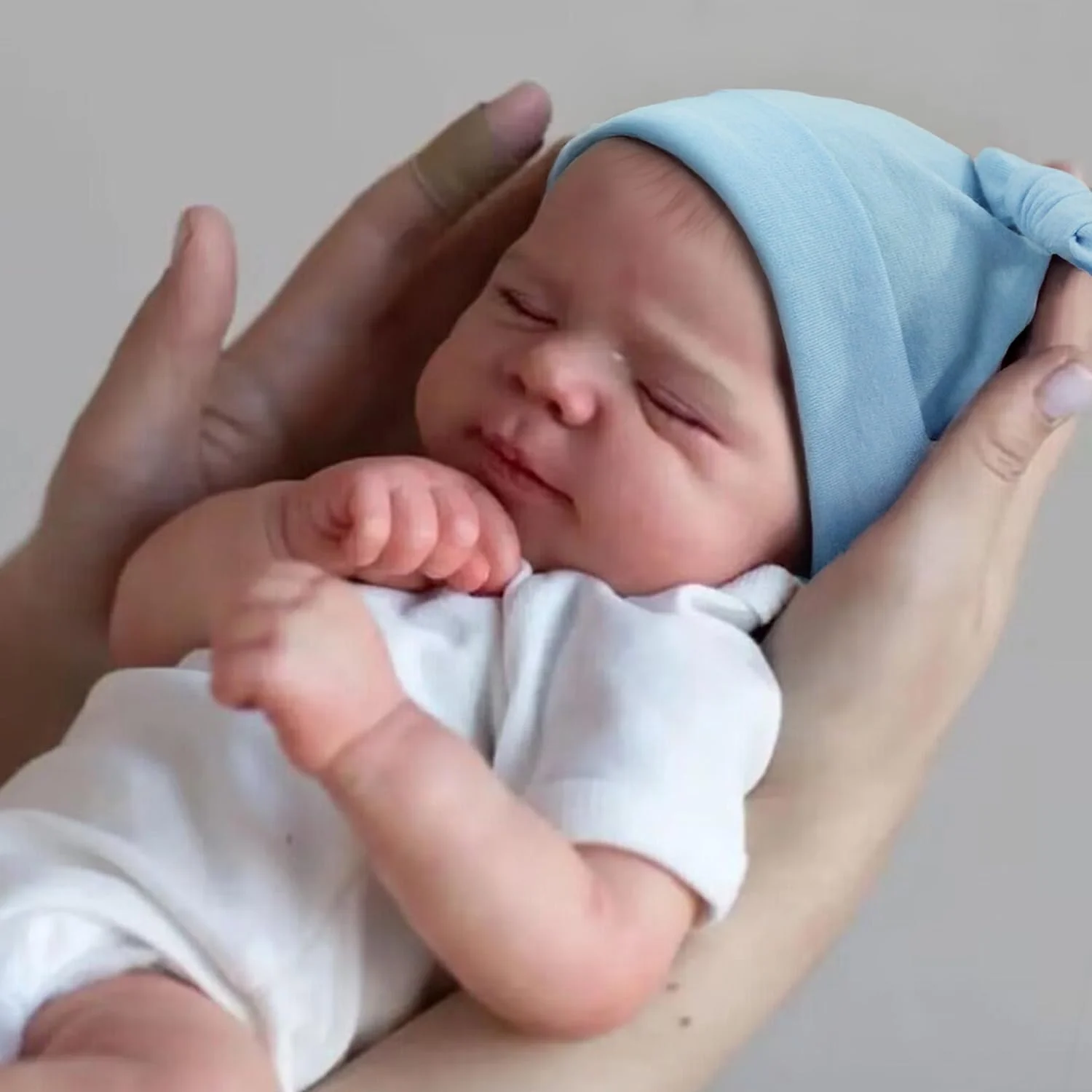 2 Options 18 Inch Pascale Reborn Dolls Realistic Vinyl Newborn Doll For Pretend Play & Collection Gift