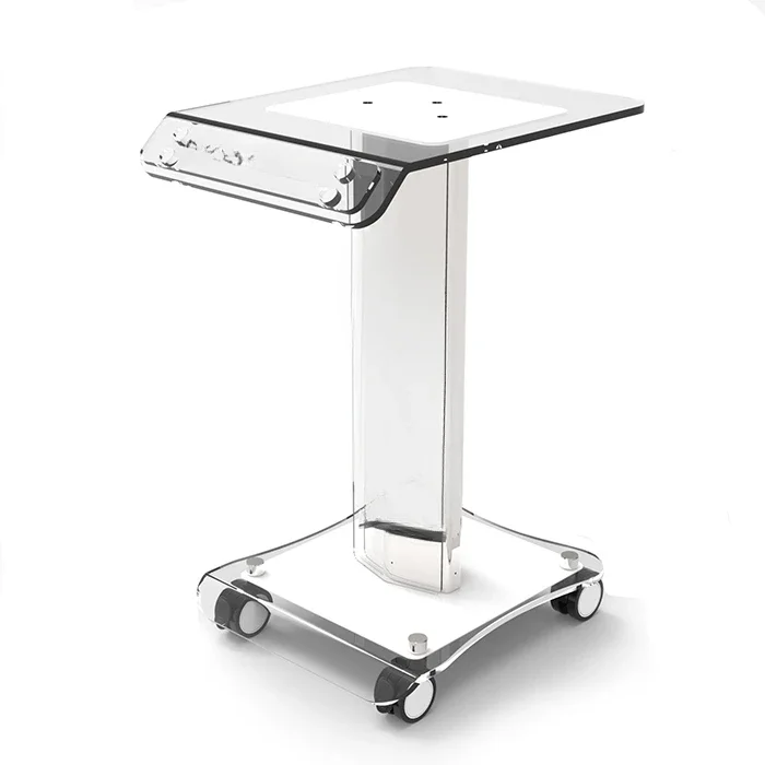 TF Beauty Equipment Aesthetic Acrylic Cart Trolley Salon Spa Facial Hairdressing Acrylic salon working trolley