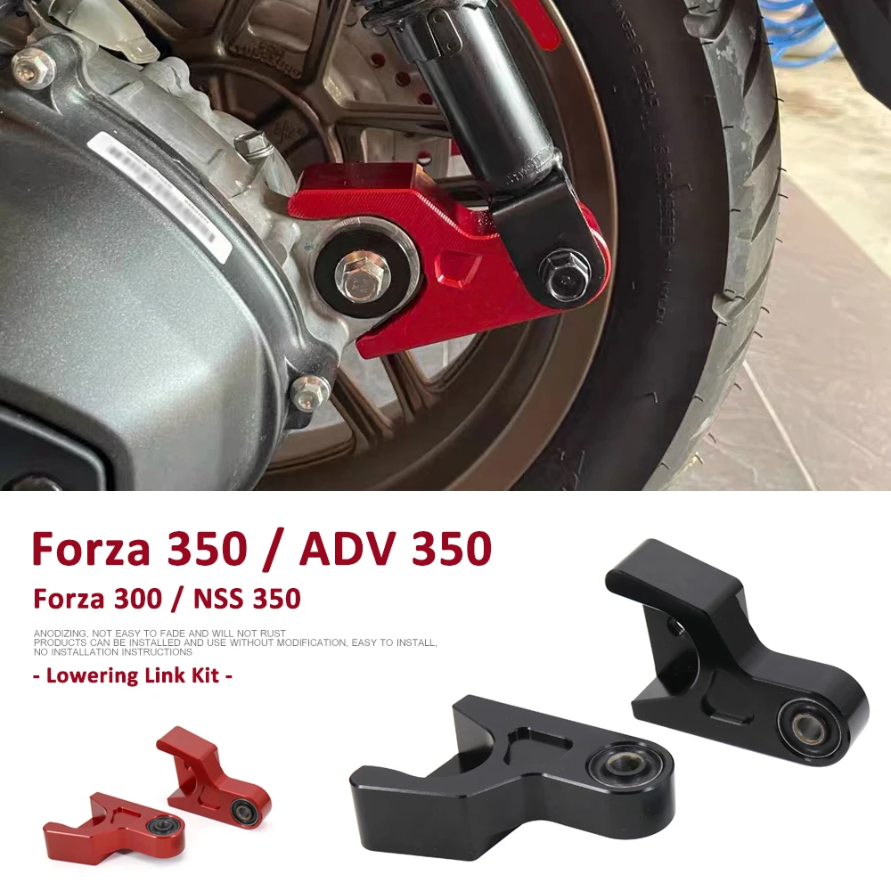 

Motorcycle Rear Lowering Kit Lowering Link Kit Rear Suspension Shock Absorber Body lowered by For HONDA Forza 350 300 ADV 350