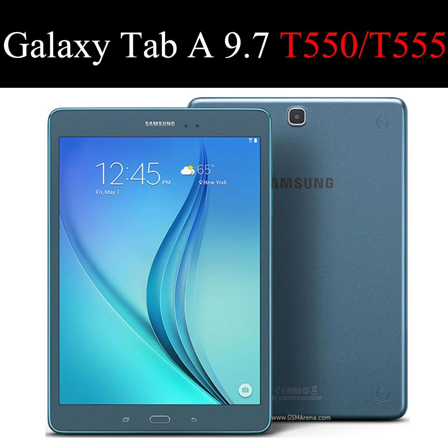 Пленка из закаленного стекла для планшета Samsung Galaxy Tab A, 9,7 дюйма, 2015 дюйма, Противоударная защита для экрана, 2 шт.