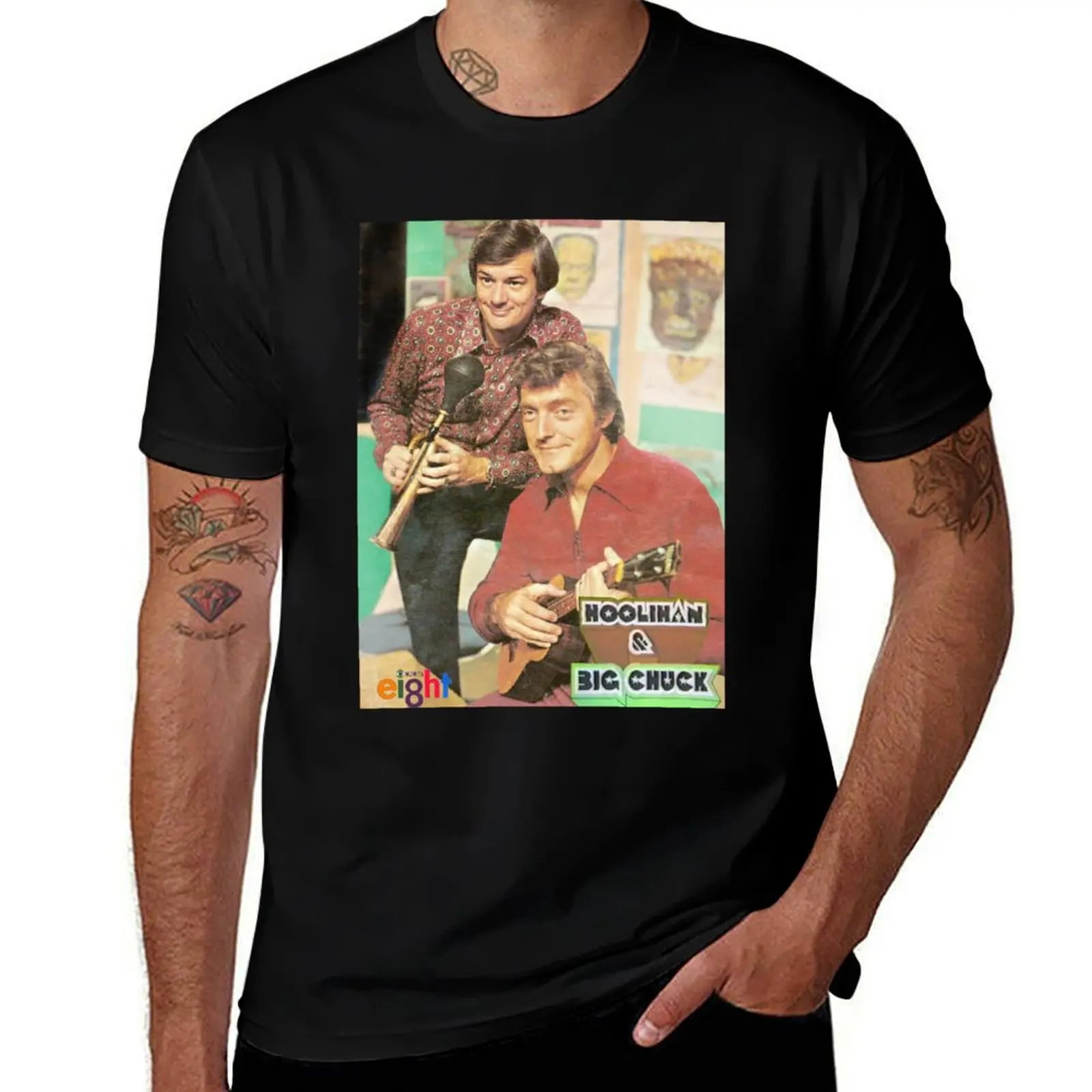 Hoolihan and Big Chuck T-shirt T-Shirt essential t shirt man t shirt graphic t shirts for man slim fit T-Shirt