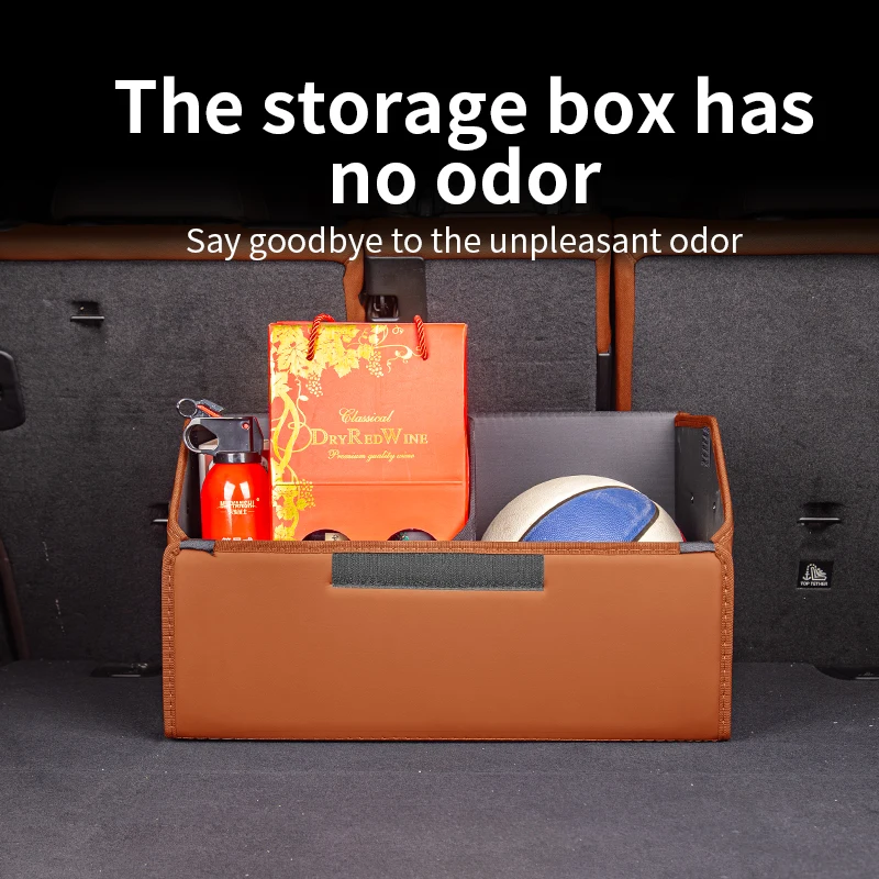 

Reinforced Durable Car Trunk Storage Box with Lid Dustproof for Honda FIT/LIFE/CIVIC/HR-V/ Spirior/Inspire/Avancier/Accord