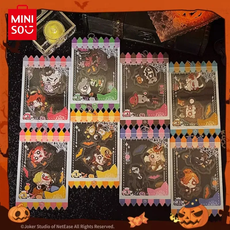 MINISO Identity V-Halloween Q Version Emoticon Pack Anhänger Blind Box Offizielles echtes Spiel Peripherie Cartoon Dekorativ