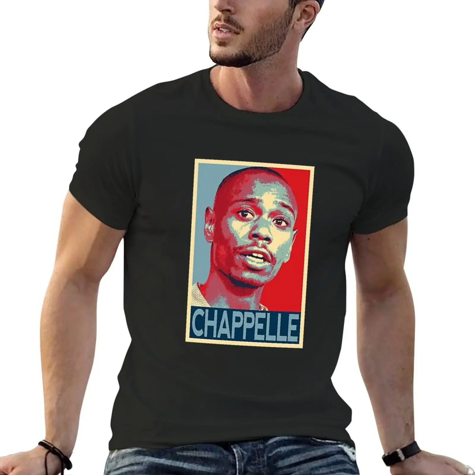 DAVE CHAPPELLE FUNNY T-Shirt graphic t shirts Aesthetic clothing black t shirts for men