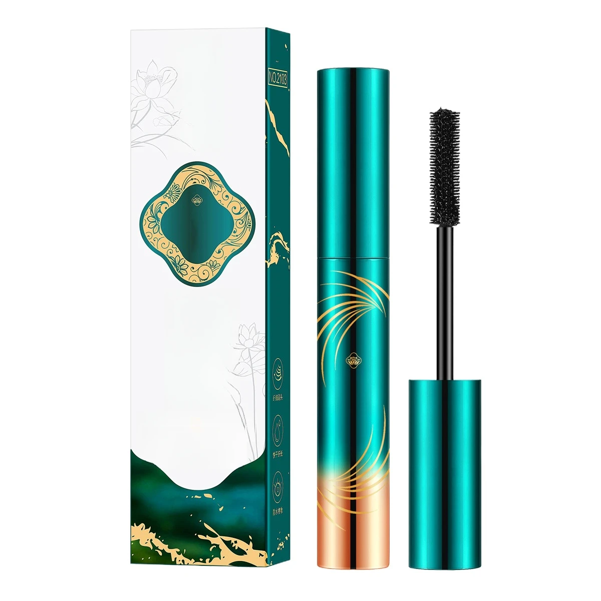 

Chinese style mascara, dense curl, waterproof and sweat-proof, long-lasting and quick-drying, slender encryption