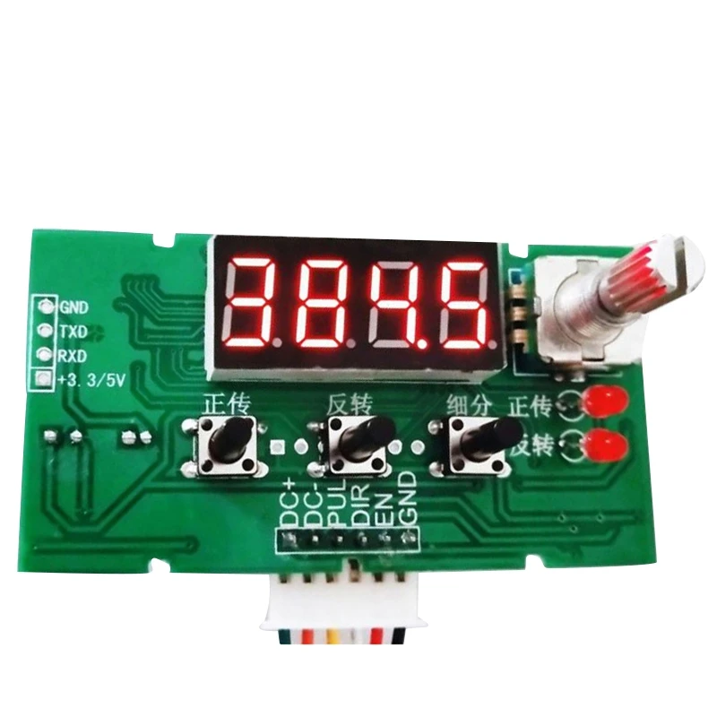 Speed RPM Display Stepper Motor Driver Controller Board Speed Adjustable Reversal