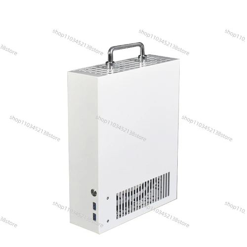 Yujiang P02, P04 portable A4 portable ITX case matx compact mini itx white side transparent small case