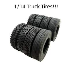 Tamiya 2pcs Rubber Road Tyres for 1:14 Tamiya RC Truck Trailer Tractor Wheels Tires Wheel Rims Accessories Parts