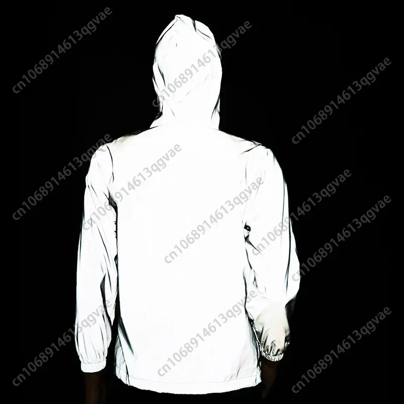 Rapper YoungBoy Never Broke Again Reflective Jacket Mens Womens Coat Hooded Windbreaker Pocket Jackets Cycling Custom Hoodie