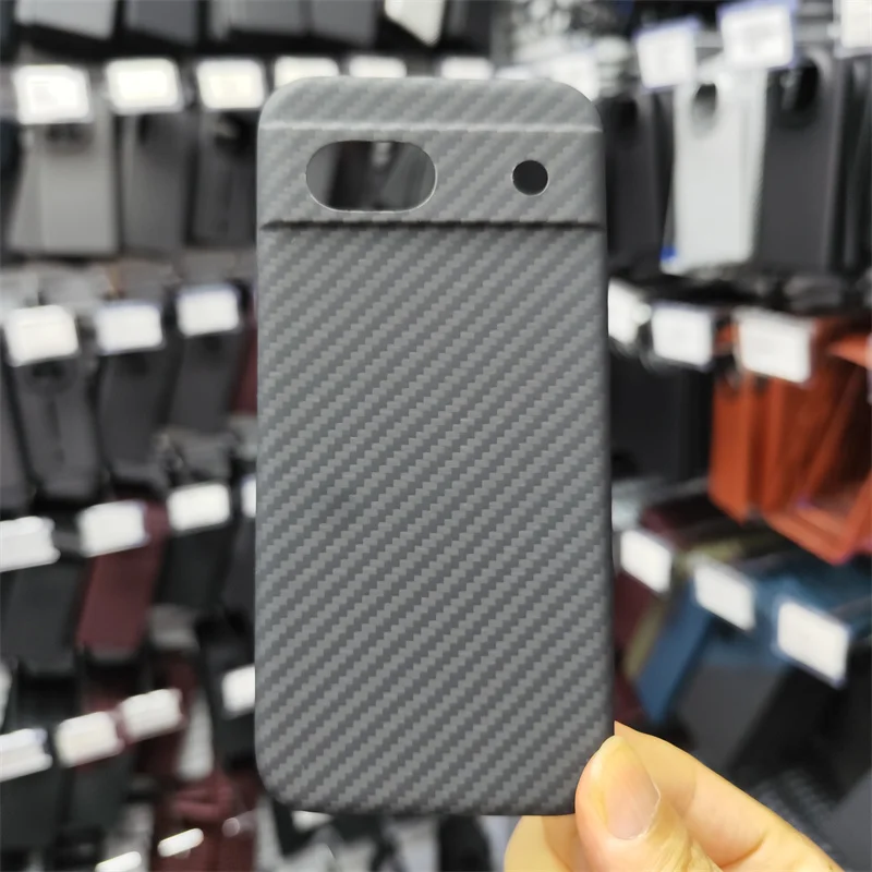 Carbon Fiber Case for Google Pixel 8A Case Aramid Fiber Phone Cover Shockproof Protective Cover for Google Pixel 8a Phone Case