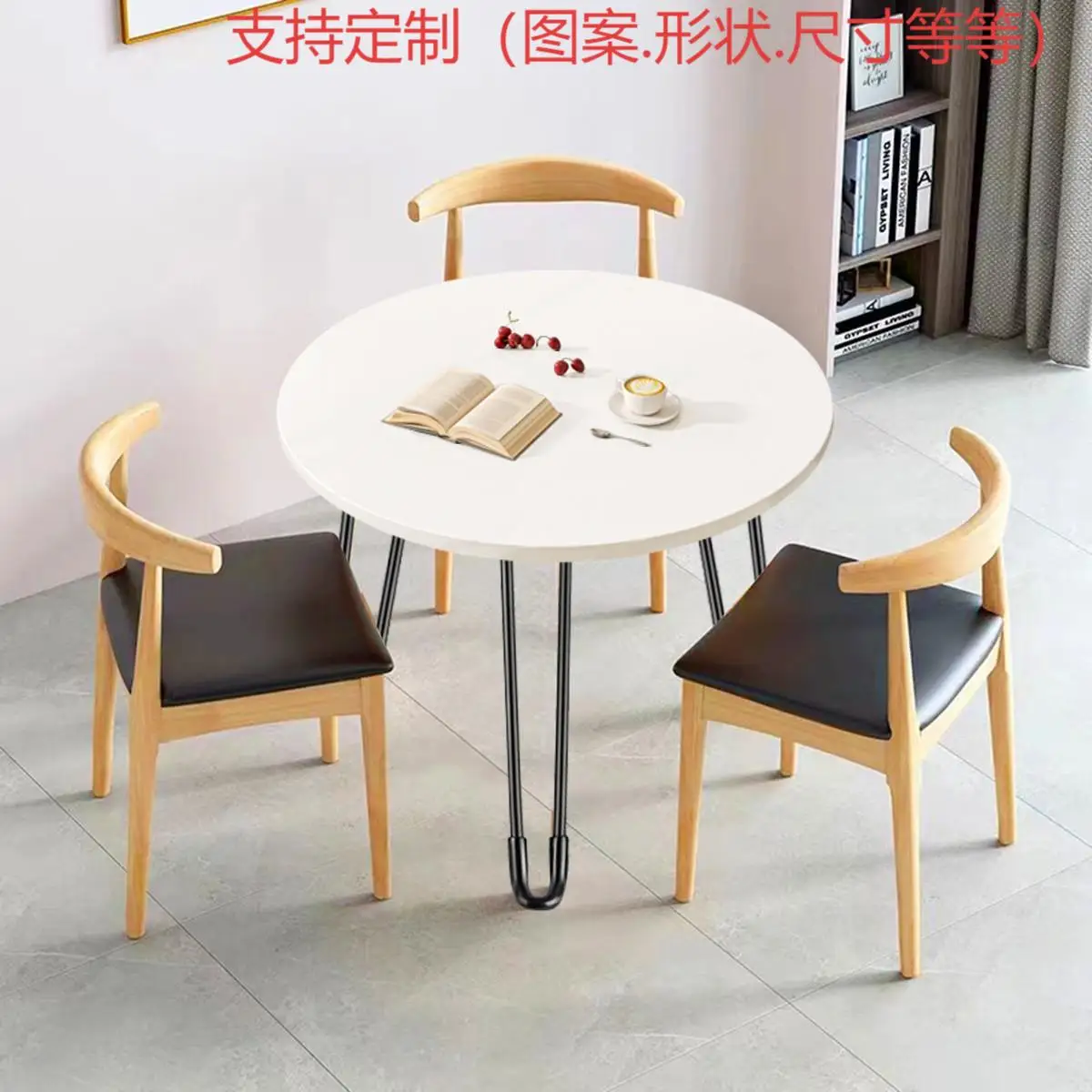 AOLIVIYA Sofa Floor Coffee Tea Table Portable Bed Folding Table Round Dining Outdoor Picnic Dorm Bedside Living Room Desk