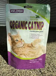 Organic 100% Natural High Quality Catnip Cattle Grass Mint Taste Funny Cat Toy New Cat Toy Interactive Cat Toys Pet Supplies