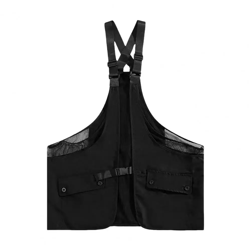 Streetwear Chest Bag Unisex Hip Hop Vest Chest Rig Bags Leisure Woman Shoulder Bag Vest Pack Multi Pocket Waist Pack