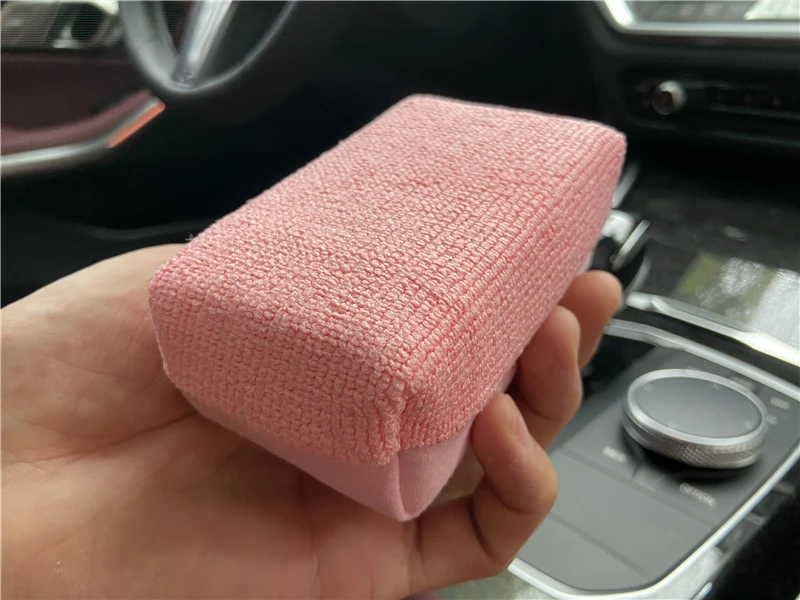 Lucullan 2-in-1-Beschichtungsapplikator. Verwenden Sie einen härteren Schwamm und wasserfesten Stoff zur Reduzierung von Flüssigabfällen – Detail 4