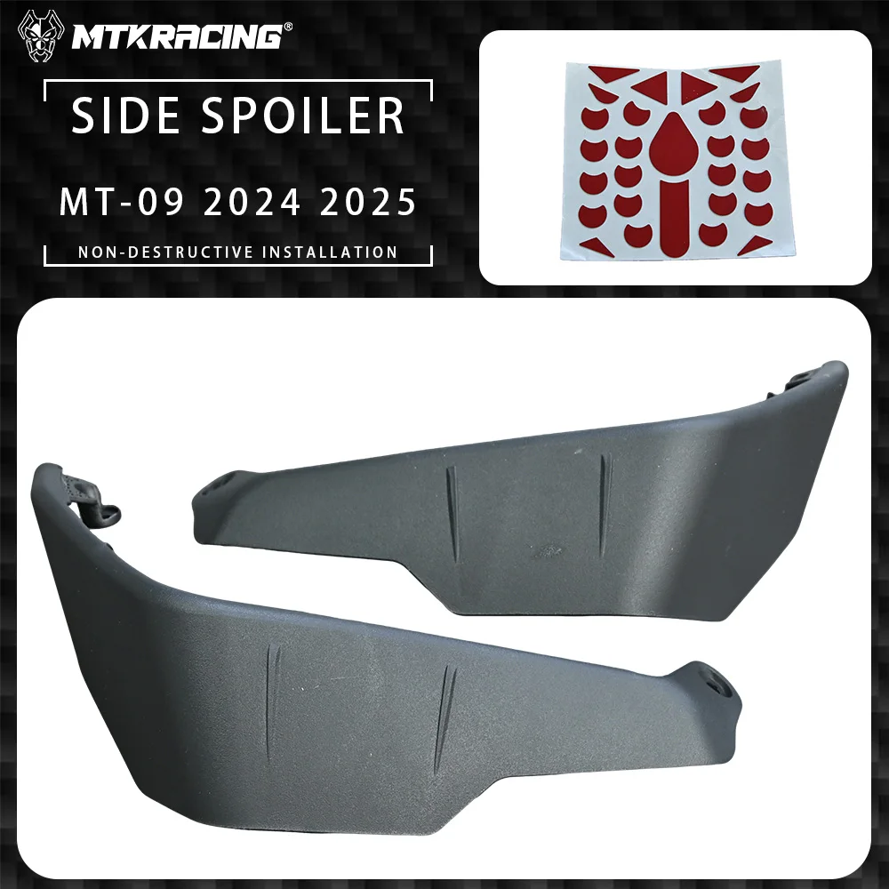 

Мотоцикл голый для MT-09 MT09 MT-09 SP 2024 2025 Gen 4, прижимная сила, аэродинамический дефлектор крыла, комплект бокового спойлера