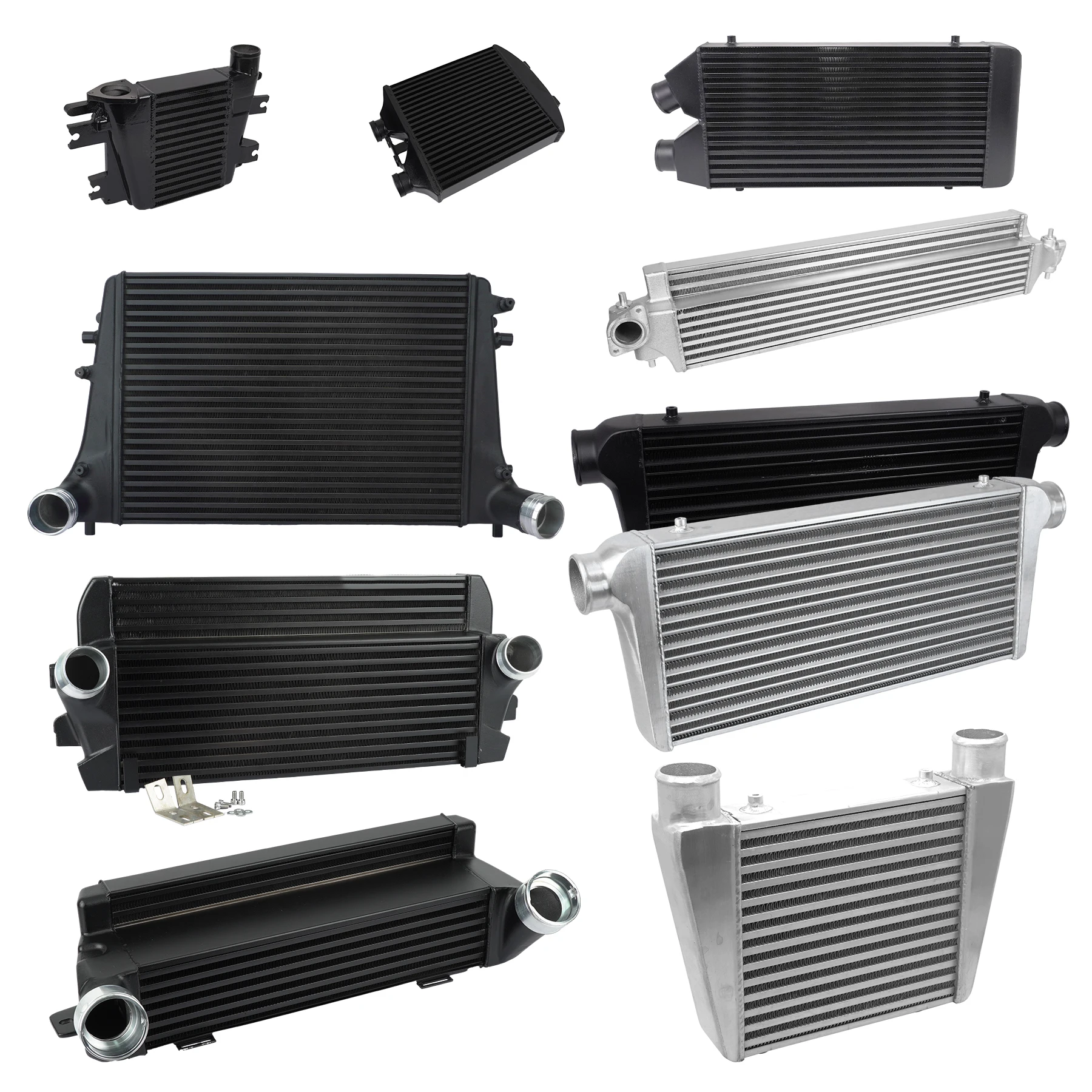 Car Front Mount Turbo Intercooler Kit for VW Golf MK5 MK6 GTI R Scirocco III Passat CC B6 B7 Jetta V VI A3 S3 T TTS 2.0T - view 2