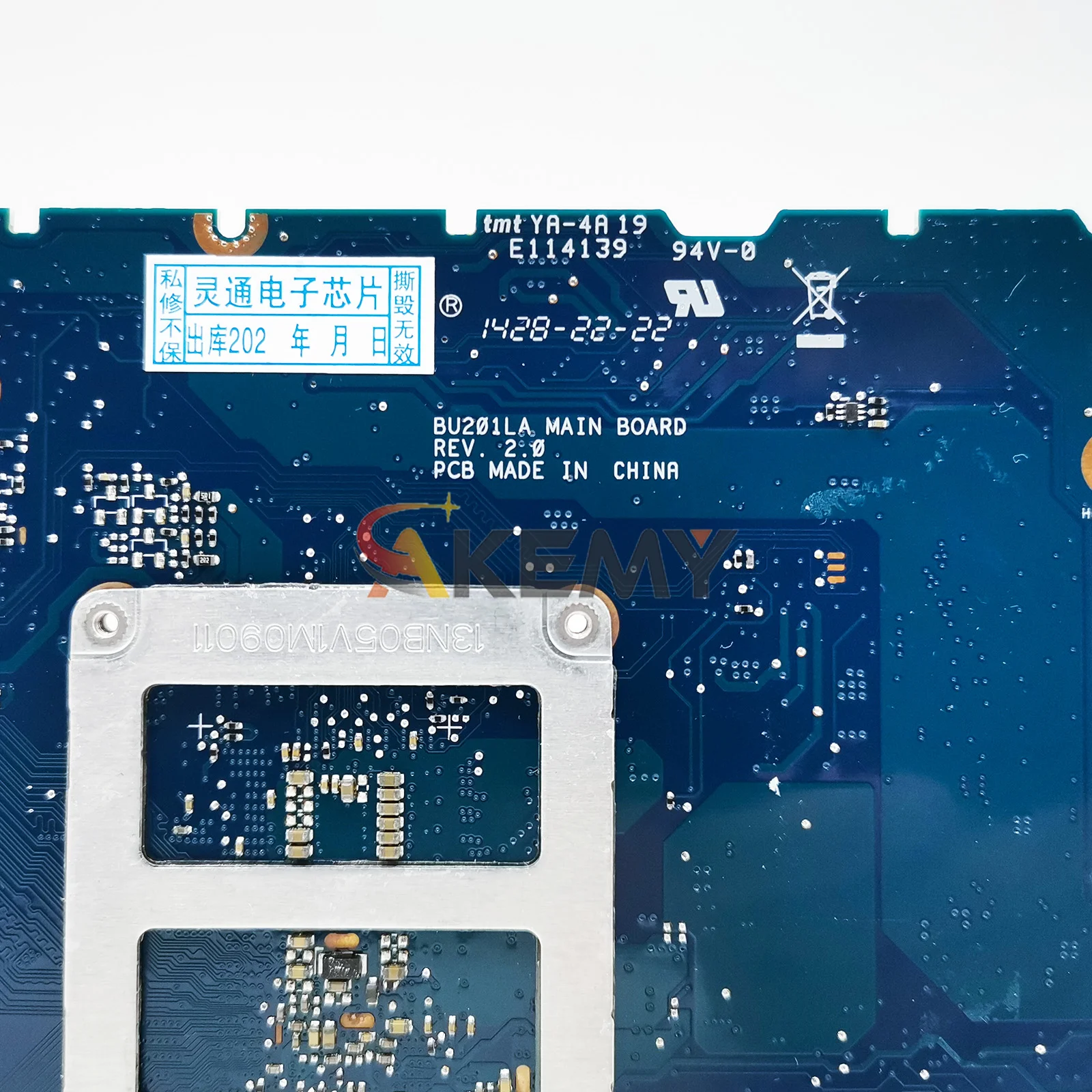 BU201LA Motherboard Laptop untuk ASUS ExpertBook BU201L BU201LA Mainboard Notebook dengan I3 I5 I7 CPU 100% Tes OK Pengiriman Cepat