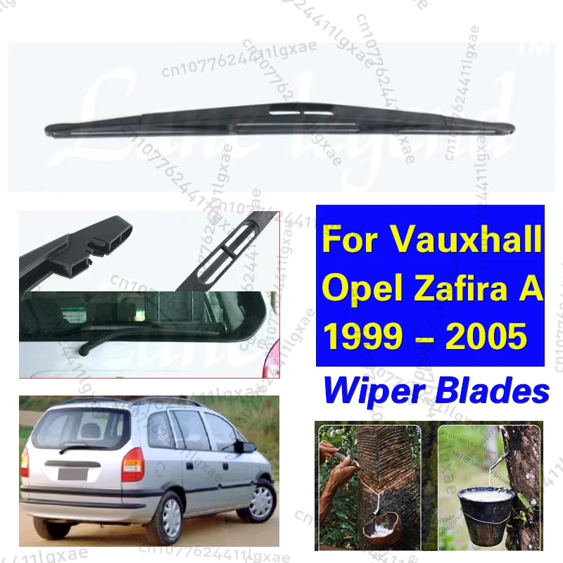 

16" Rear Wiper Blade Windshield Windscreen Tailgate Window Car Rain Brush For Vauxhall Opel Zafira A 1999 - 2005 Car Accessories