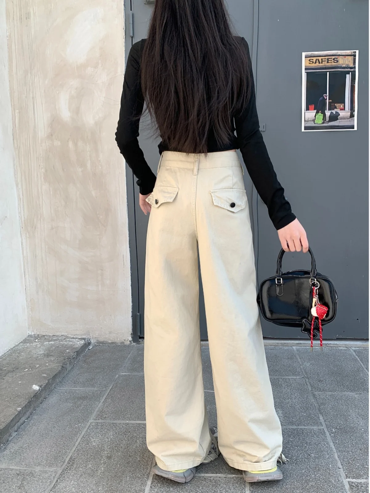 

Женские широкие джинсы, женские зимние брюки, эластичная талия, свободный крой, женские джинсовые модные удобные базовые брюки